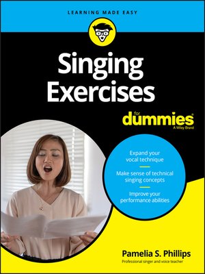 cover image of Singing Exercises For Dummies